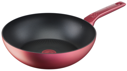 TEFAL Daily Chef Red Non-stick Induction Wok 28cm G2731922